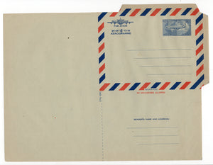 India 1964 55p Aircraft Postal Stationery Aerogramme MINT # 10159