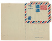 India 1967 65p Aircraft Postal Stationery Aerogramme MINT # 10315