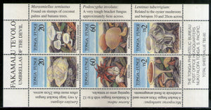 Tonga 1997 Mushroom Fungi Plant Sheetlet MNH # 12593