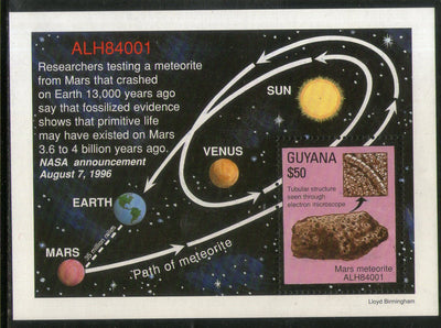 Guyana 1996 Minerals NASA Space M/s MNH # 13229