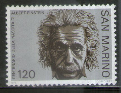 San Marino 1979 Albert Einstein Physicist Sc 947 MNH #  1784