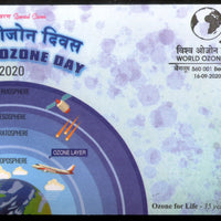 India 2020 World Ozone Day Ozone Layer Environment Climate Special Cover # 18161