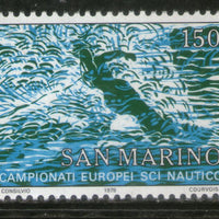 San Marino 1979 European Water-skiing Championship Sc 960 MNH # 186