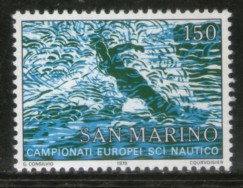 San Marino 1979 European Water-skiing Championship Sc 960 MNH # 186