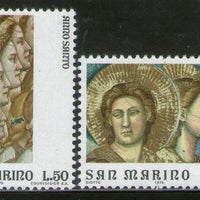 San Marino 1975 Holy Year Painting Art Sc 862-64 MNH # 1948