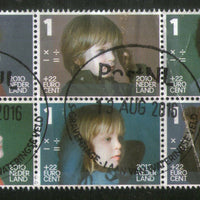 Netherlands 2010 6 diff. For The Children’s Used Stamp # 2411