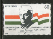 India 1988 Jawaharlal Nehru Birth Cent. Phila-1169 MH # 2543