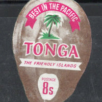 Tonga 1972 8s Fruit Coconut Odd Shaped Die Cut # 280