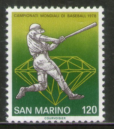 San Marino 1978 World Baseball Championships Sport Sc 924 MNH # 281