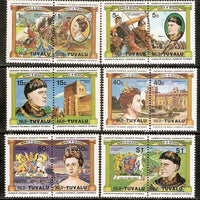 Tuvalu - Nui 1985 British Monarchs Kings & Queens 12v MNH # 3172