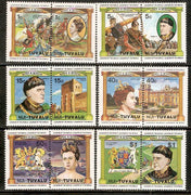 Tuvalu - Nui 1985 British Monarchs Kings & Queens 12v MNH # 3172