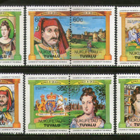 Tuvalu - Nukufetau 1985 British Monarchs Kings & Queens 12v MNH # 3175