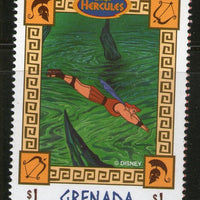 Grenada 1997 Disney´s Hercules - Triumphant Cartoon Animation Film MNH # 3215