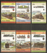 Tuvalu - Niutao 1985 Locomotives Railway Trains 12v MNH # 3216