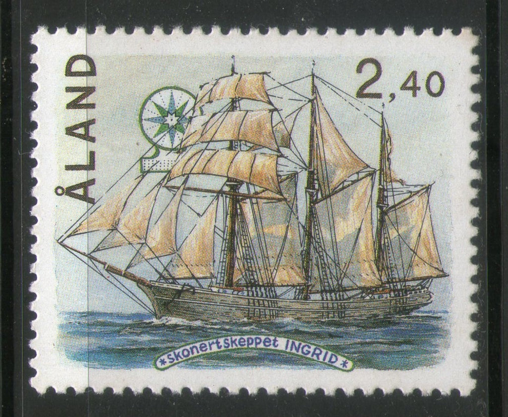 Aland 1988 Sailing Ship Transport Sc 32 MNH # 3365