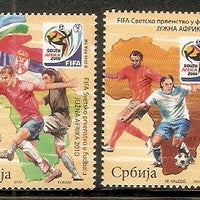 Sarbia 2010 FIFA Football Sport Flag Map MNH # 3396