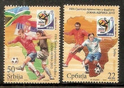 Sarbia 2010 FIFA Football Sport Flag Map MNH # 3396