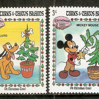 Turks & Caicos Island 1983 Christmas Mickey Mouse Cartoon Animation Film Cinema MNH # 3397