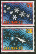 San Marino 1978 Christmas Star Sc 942-43 MNH # 359