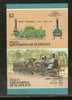 St. Vincent Gr. Bequia 1987 LNW Cornwall 1847 UK Locomotive Sc 31 Imperf MNH # 3869