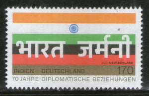 Germany 2024 India Joints Issue Diplomatic Relationship Flag MNH # 474