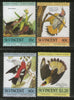 St. Vincent 1985 John J. Audubon's Birds Paintings 4v MNH # 48