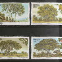 Venda 1984 Native Trees Environment Conservation Sc 92-95 MNH # 585 (1 Stamp Used)