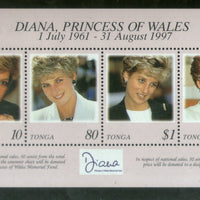 Tonga 1998 Princess Diana M/s MNH # 6243