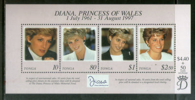 Tonga 1998 Princess Diana M/s MNH # 6243