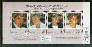 Tonga 1998 Princess Diana M/s MNH # 6243