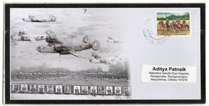 India 2022 Memory of Airmen Dead World War II Aviation Special Cover # 6532