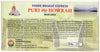 India 2023 Vande Bharat Express Rath Yatra Label Puri to Howrah Bridge Train Locomotive Special Cover # 7115