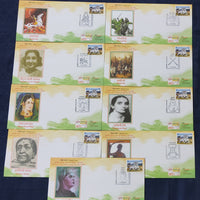 India 2022 Sheroes of Indian Freedom Struggle from Uttar Pradesh Set of 9 Special Covers # 7237