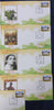 India 2022 Sheroes of Indian Freedom Struggle from Uttar Pradesh Set of 9 Special Covers # 7237