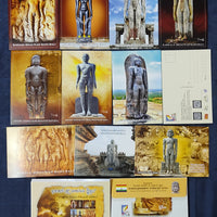 India 2024 Bhagwan Shree Bahubali Vaibhav Jainism Religion Set of 10 Special Cards # 7693