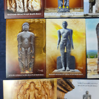 India 2024 Bhagwan Shree Bahubali Vaibhav Jainism Religion Set of 10 Special Cards # 7693