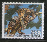 Central African Republic 1988 Jaguar Leopard Wildlife Animals 1v MNH # 76