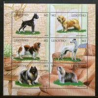 Lesotho 1999 Dogs of the World Pet Animal Sc 1174 Sheetlet MNH # 7766