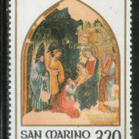 San Marino 1979 Christmas Paintings Holy Family Sc 974 MNH # 80