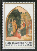 San Marino 1979 Christmas Paintings Holy Family Sc 974 MNH # 80