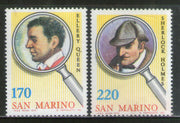 San Marino 1979 Fictional Detectives Sc 952-53 MNH # 915