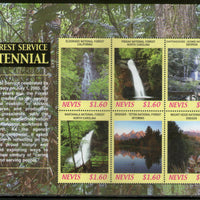 Nevis 2005 Waterfalls National Forest Environment Sheetlet MNH # 9245