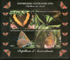 Central Africa 2011 Butterflies Papillion’s Insect M/s MNH # 9275