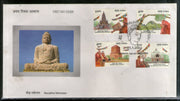 India 2002 Buddha Mahotsav Festival Buddhism Phila-1894a FDC