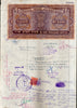 India Fiscal Rs.1000 Ashokan Stamp Paper Court Fee Revenue WMK-16 Good Used # 84B