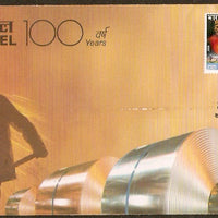 India 2008 Tata Steel Plant Industry Bridge Phila-2349 FDC