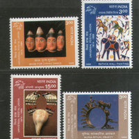 India 1999 UPU Traditional Arts & Crafts 4v Phila 1711-14 MNH