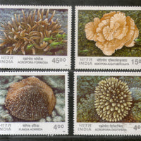 India 2001 Corals of India Phila-1840-43 MNH