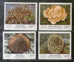 India 2001 Corals of India Phila-1840-43 MNH