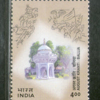 India 2001 August Kranti Revolution Ballia Phila-1846 MNH